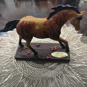 Elegant Autumn Horse Sculpture